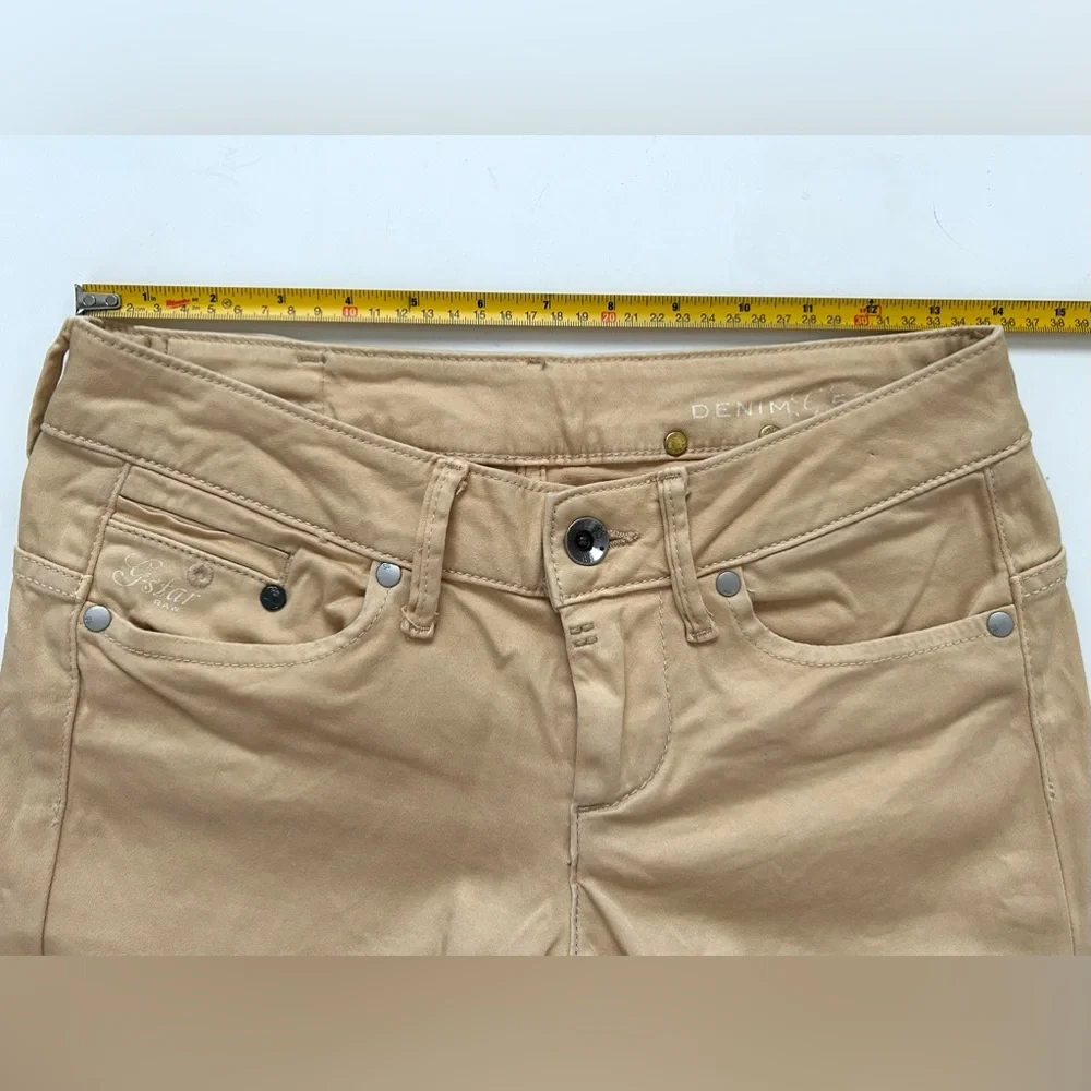 G Star Raw Denim Beige pants for women Sz. 26 - Picture 7 of 10